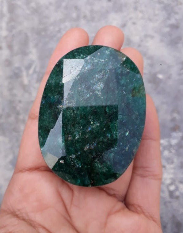 318ct Emerald for Gem Collectors - Budh Ratna - Zamurd - Pachu Stone, Markat Mani Stone