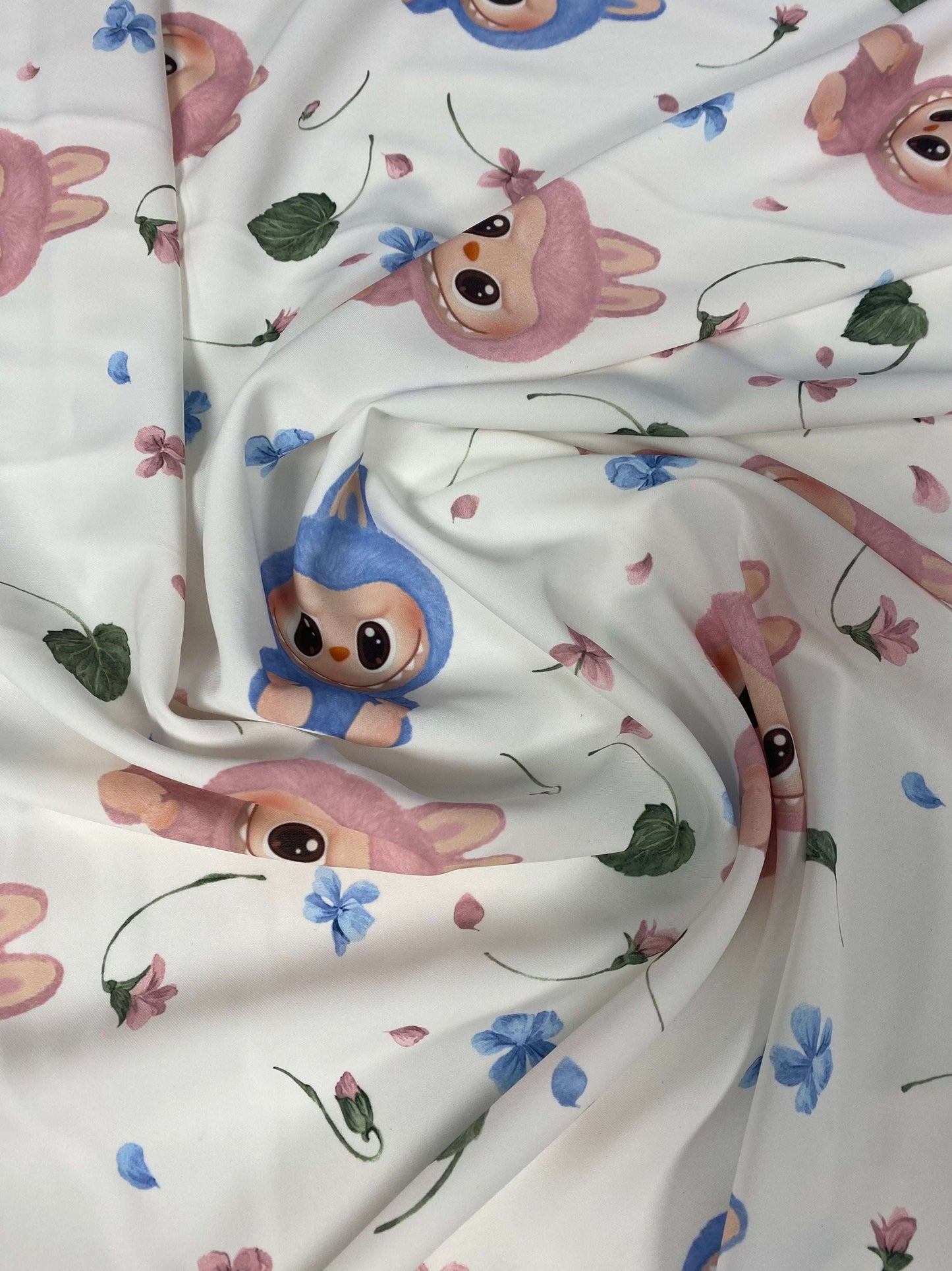 Cute Cartoon Animal Print Fabric Sold by Metre