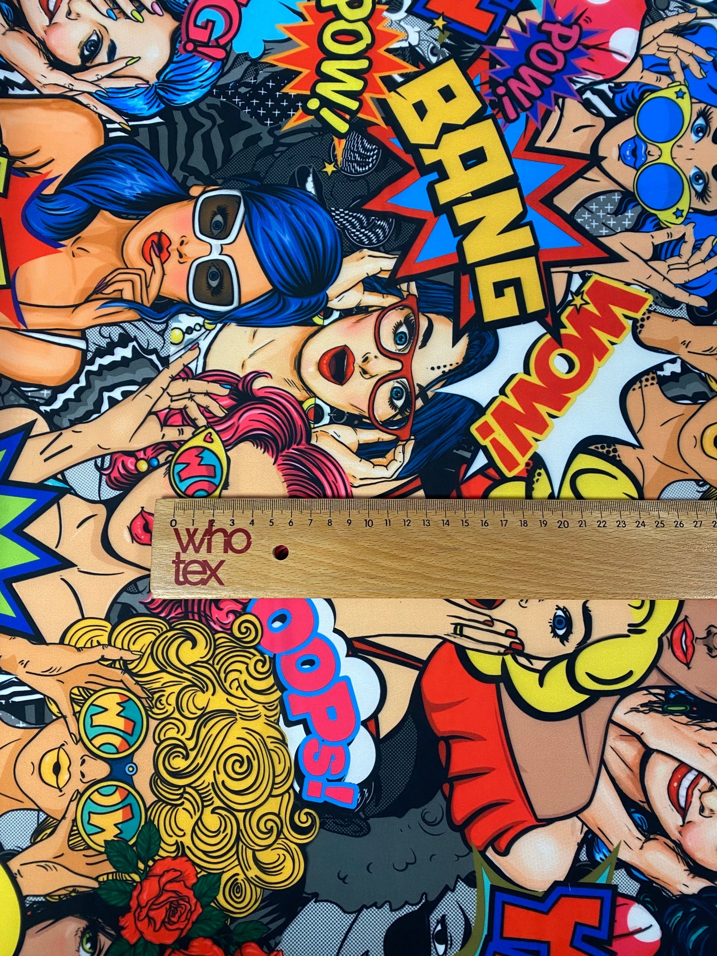 Pop Art Fabric Print Sold by Metre