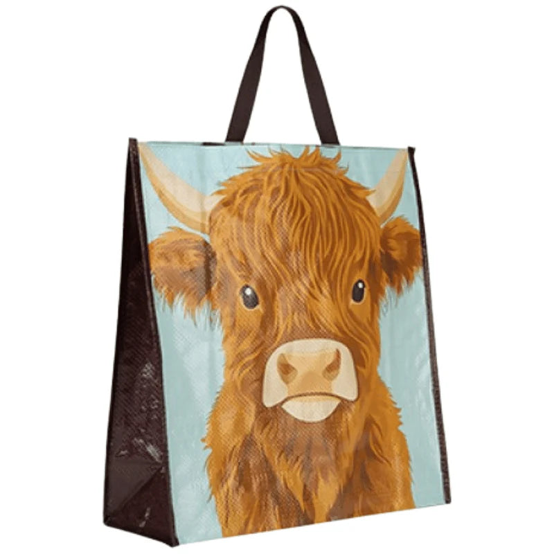 Highland cow shopping bag