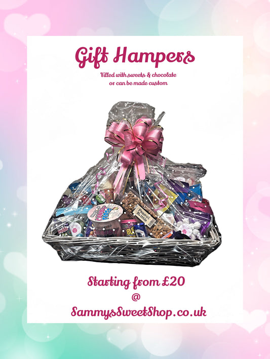 Sweet & chocolate gift hampers(starting from £20)