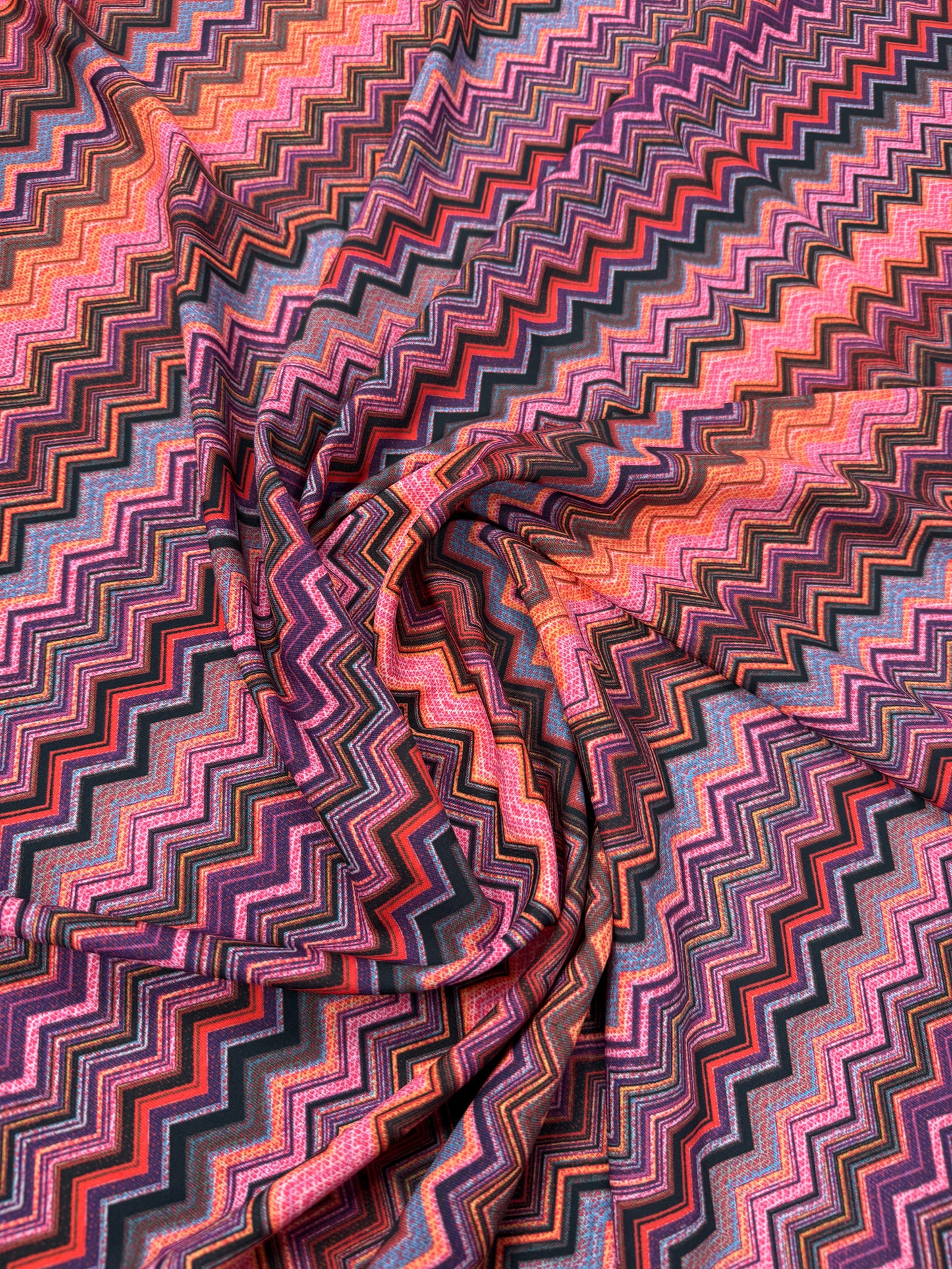 Zigzag Mesh Stretch Fabric Sold by Metre