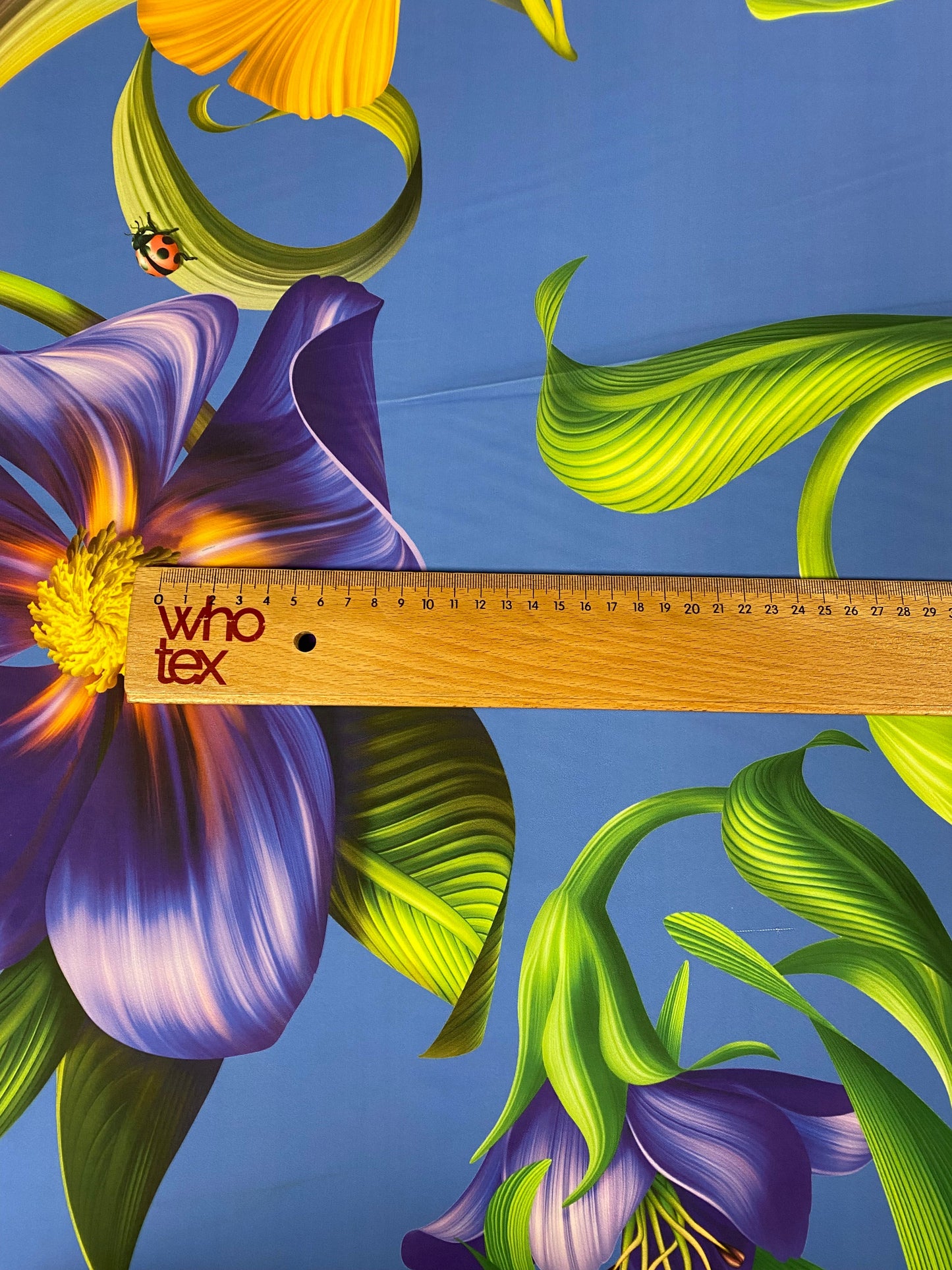 Big Floral Fabric  Persian Jewel Tropical Flower Pattern sold by Metre