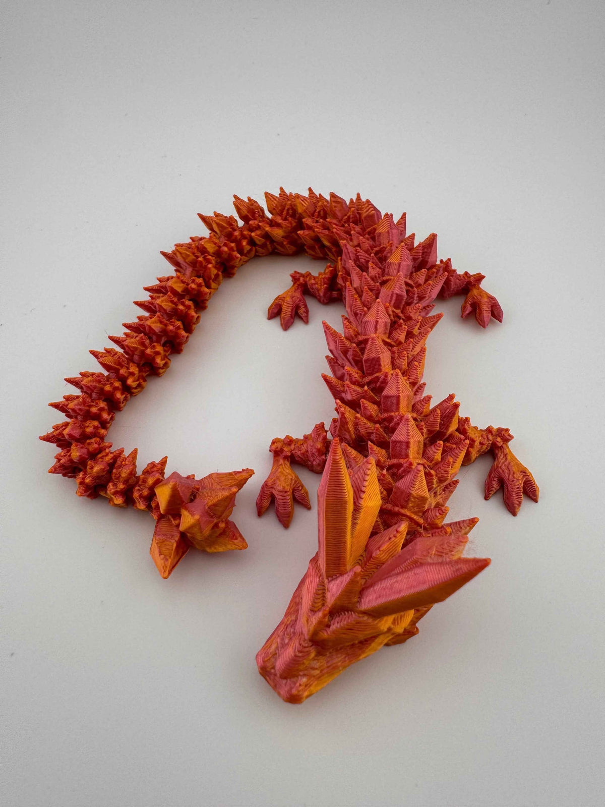 X-Large Crystal Dragon- Multi Colours 36" Long