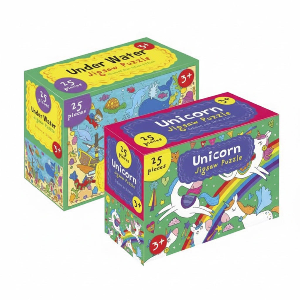 Underwater / unicorn 25 piece puzzle