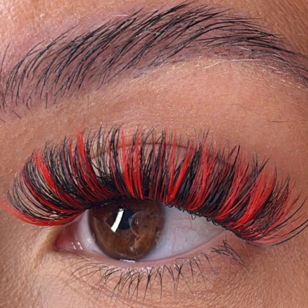 Red 'D' Curl Lash Ribbons®