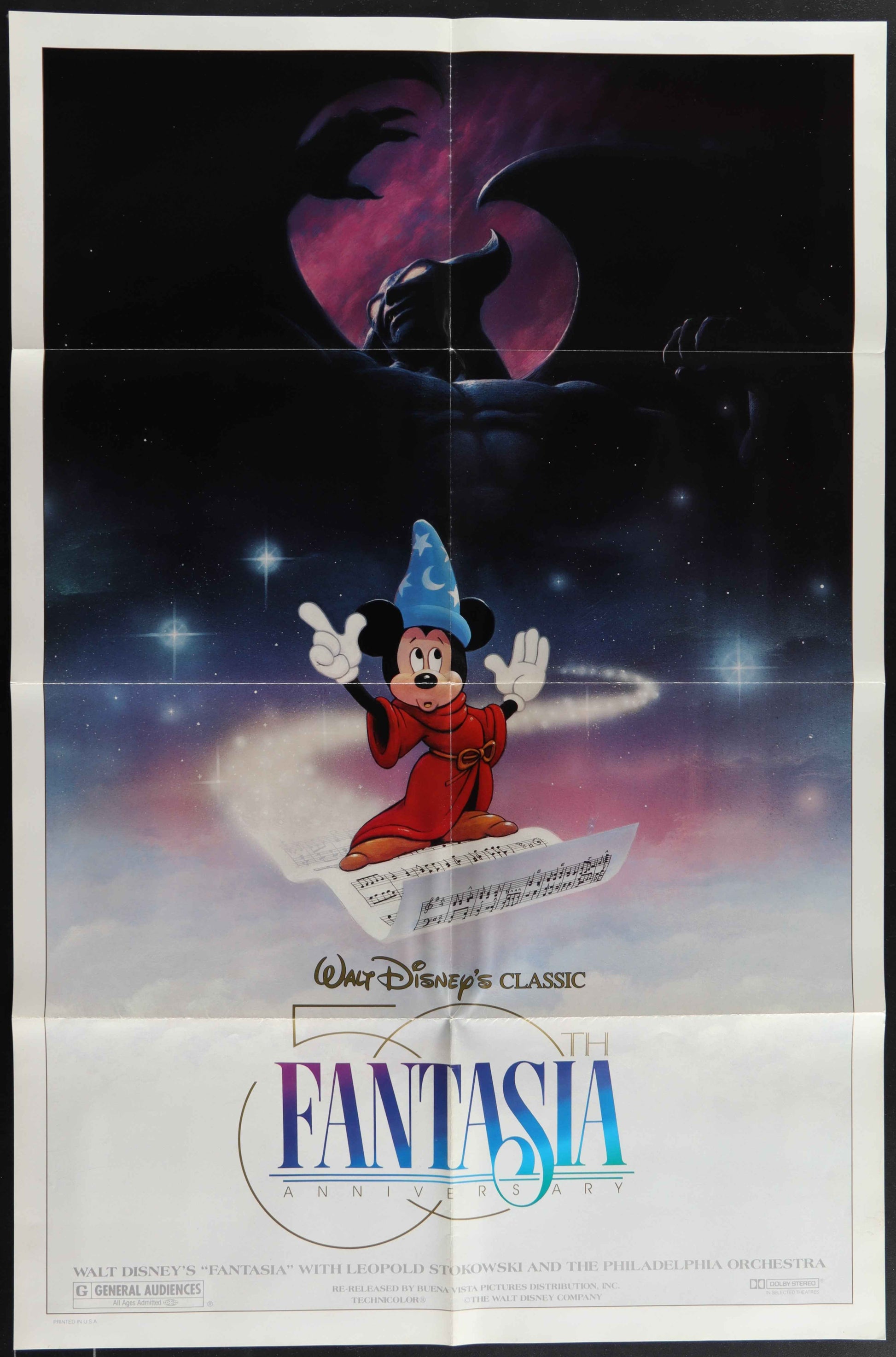 Fantasia (1990) Original US One Sheet Movie Poster