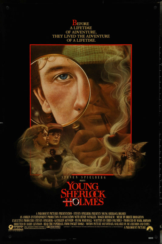 Young Sherlock Holmes (1985) Original US One Sheet Movie Poster