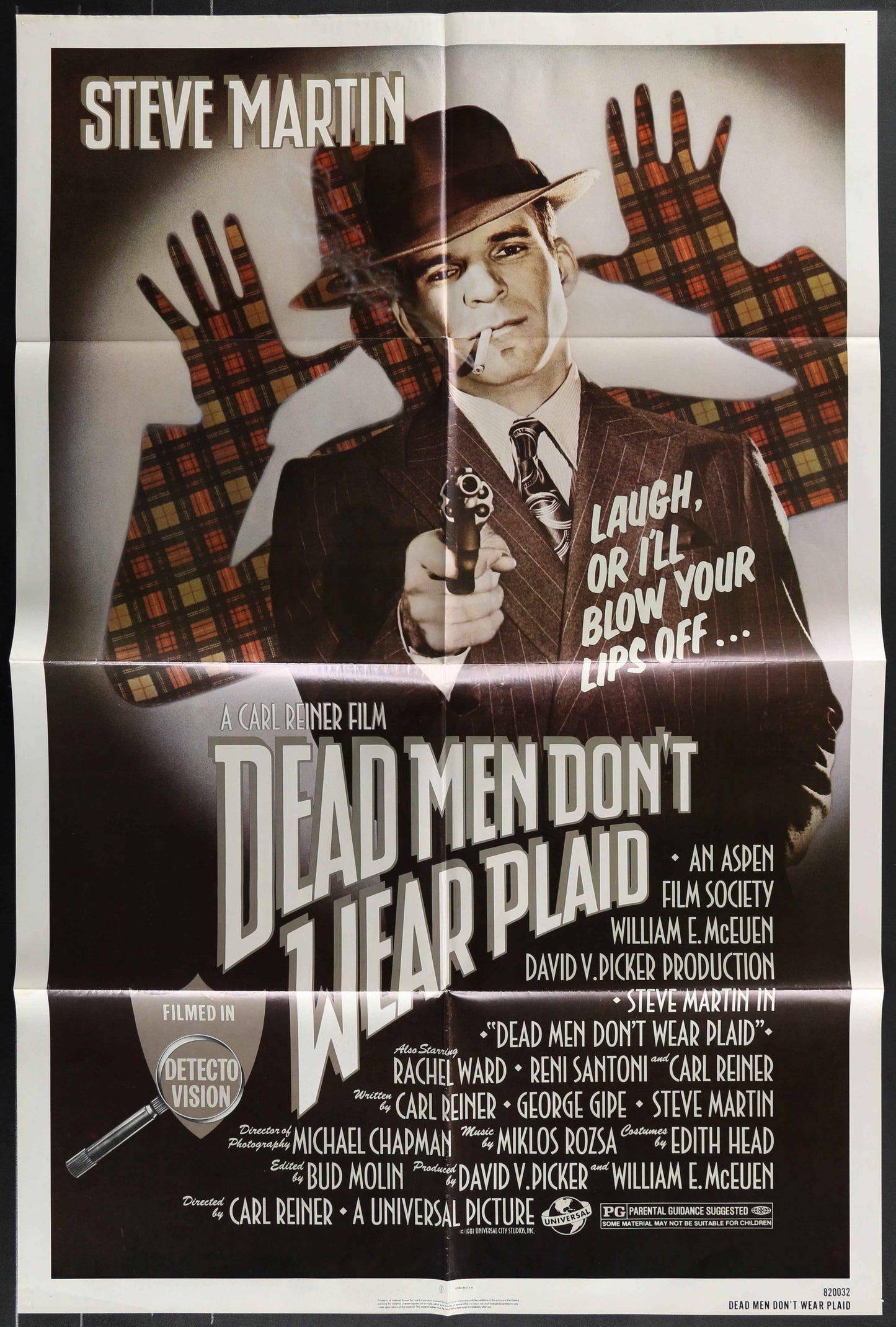 Dead Men Don't Wear Plaid (1982) Original US One Sheet Movie Poster