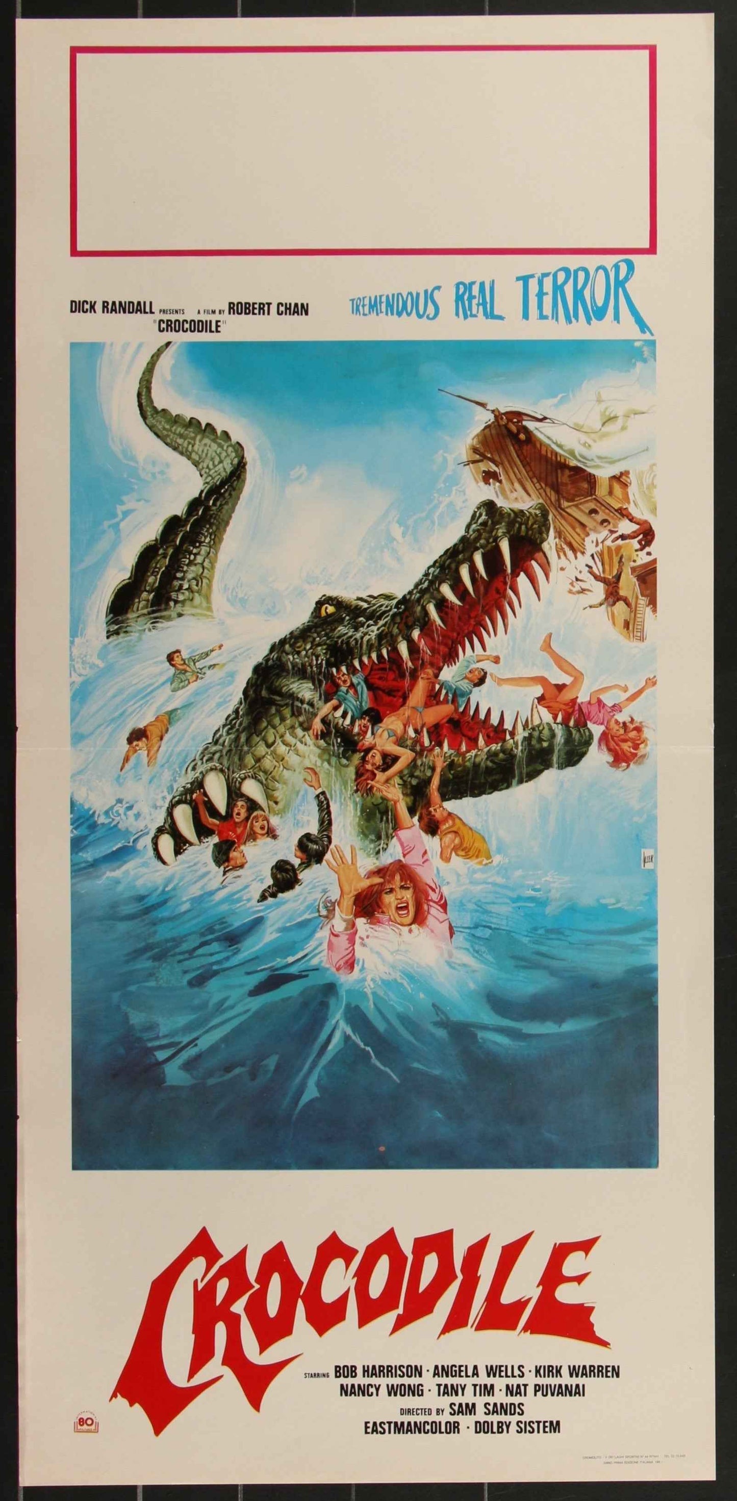 Crocodile (1981) Original Italian Locandina Movie Poster