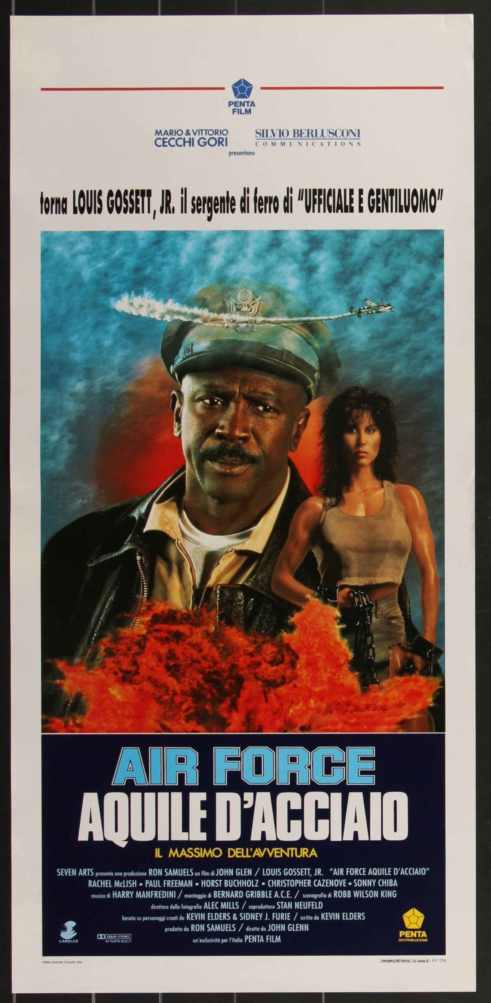 Aces: Iron Eagle 3 (1992) Original Italian Locandina Movie Poster