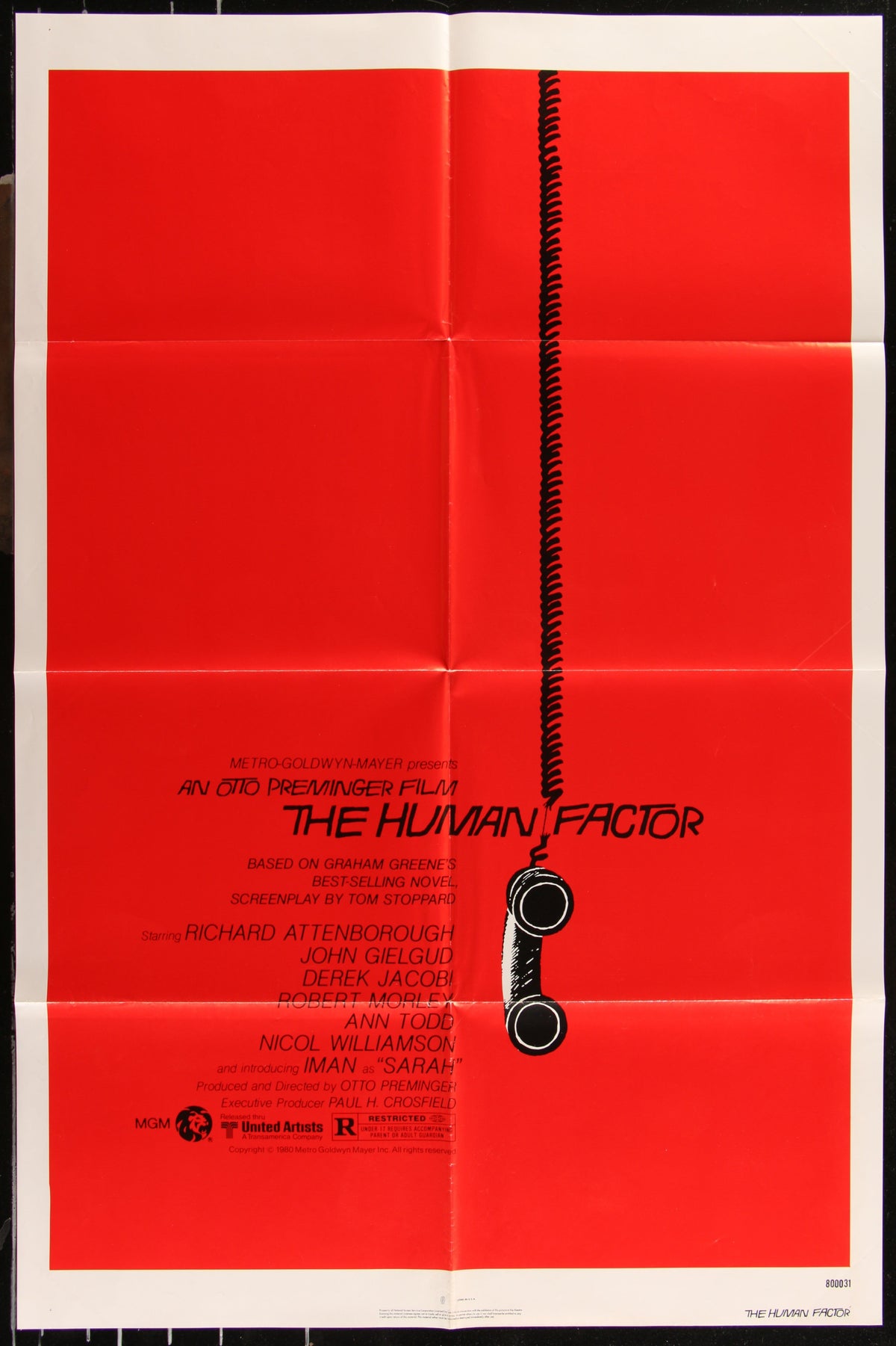The Human Factor (1980) Original US One Sheet Movie Poster