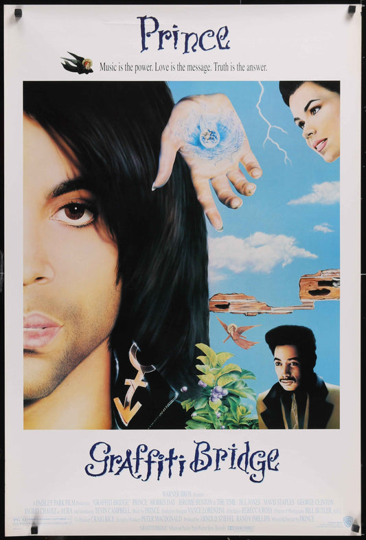 Graffiti Bridge (1990) Original US One Sheet Movie Poster