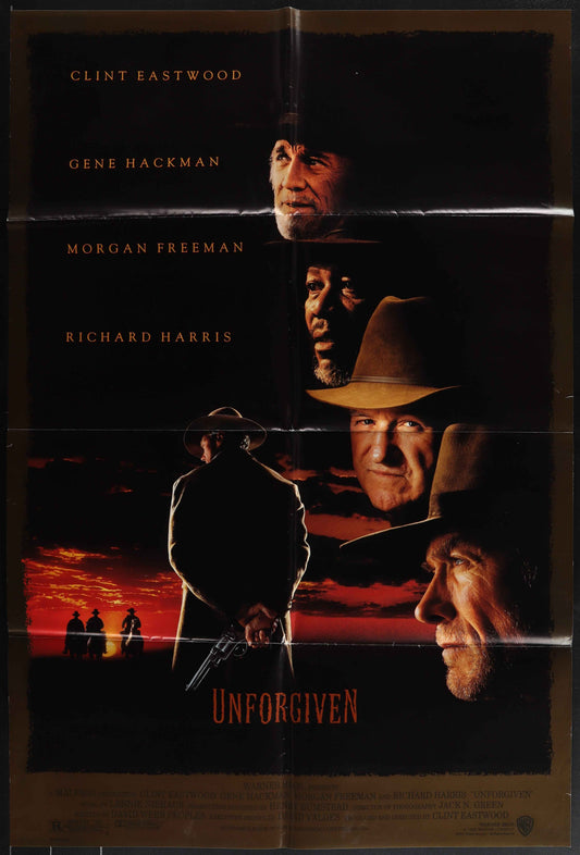 Unforgiven (1992) Original US One Sheet Movie Poster