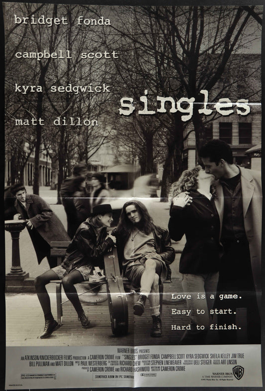 Singles (1992) Original US One Sheet Movie Poster