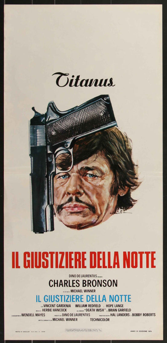 Death Wish (1974) Original Italian Locandina Movie Poster