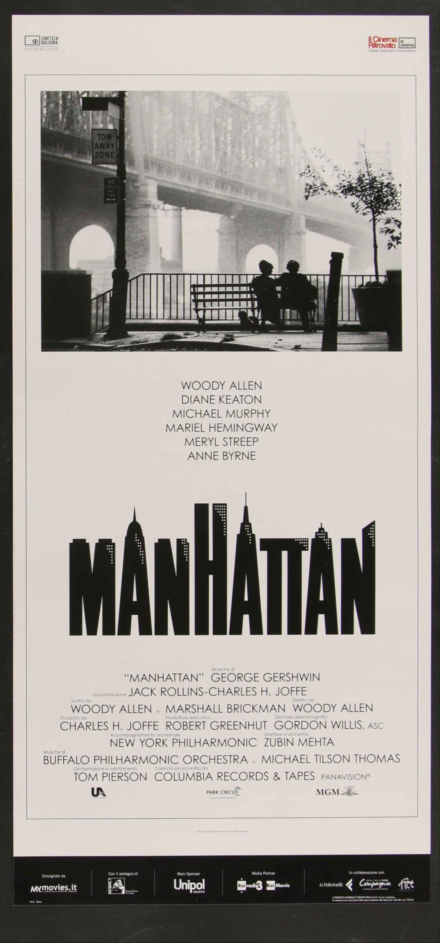 Manhattan (2017 RR) Original Italian Locandina Movie Poster