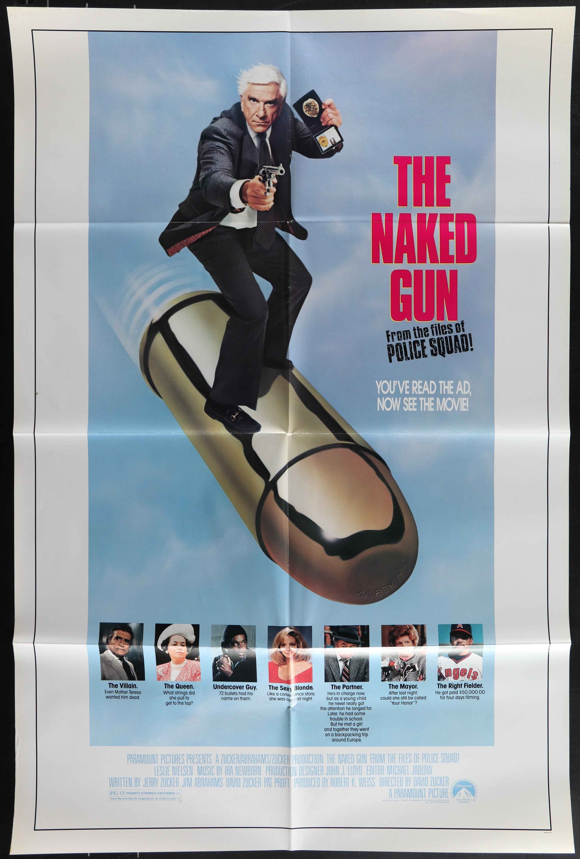 The Naked Gun (1988) Original US One Sheet Movie Poster