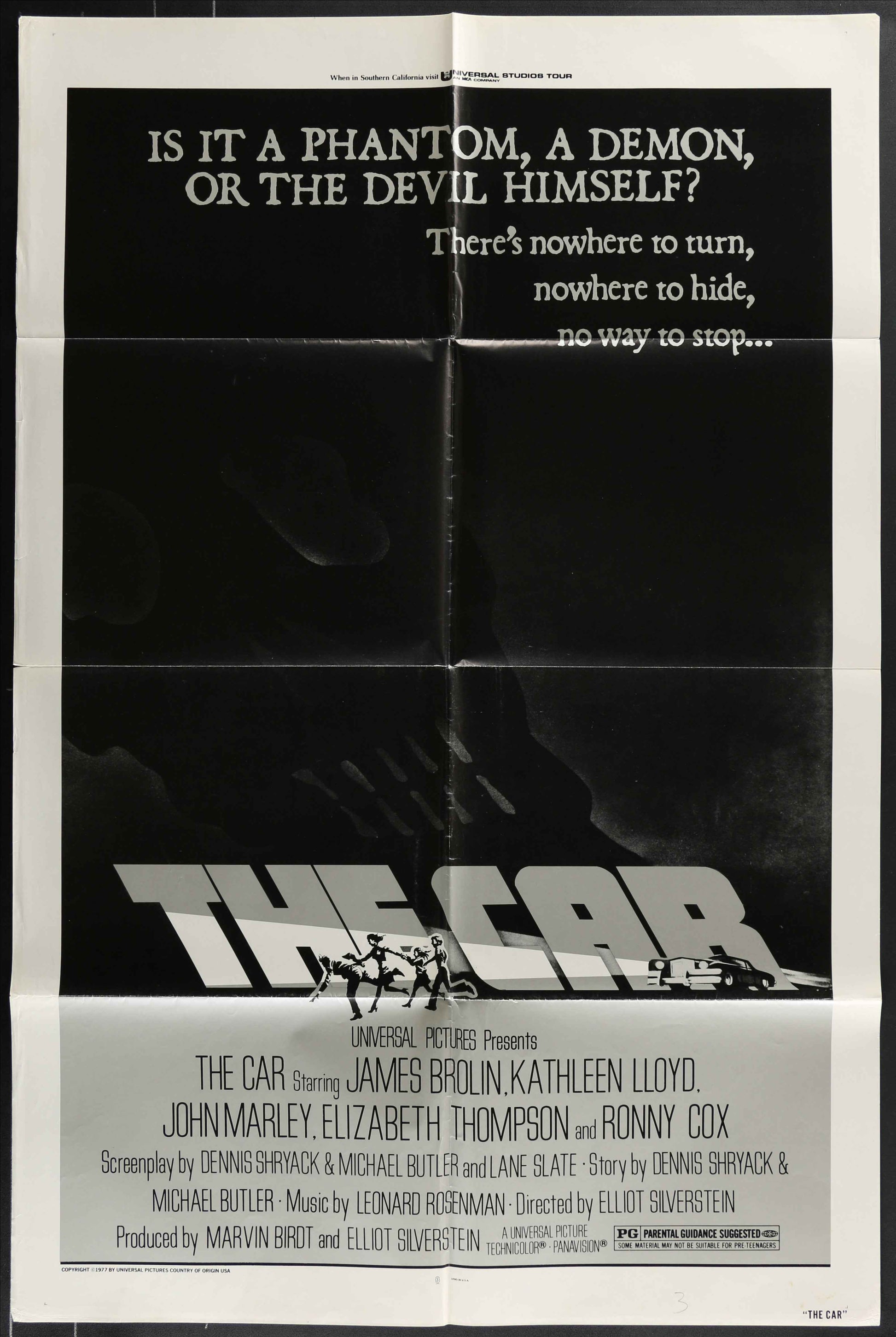 The Car (1977) Original US One Sheet Movie Poster