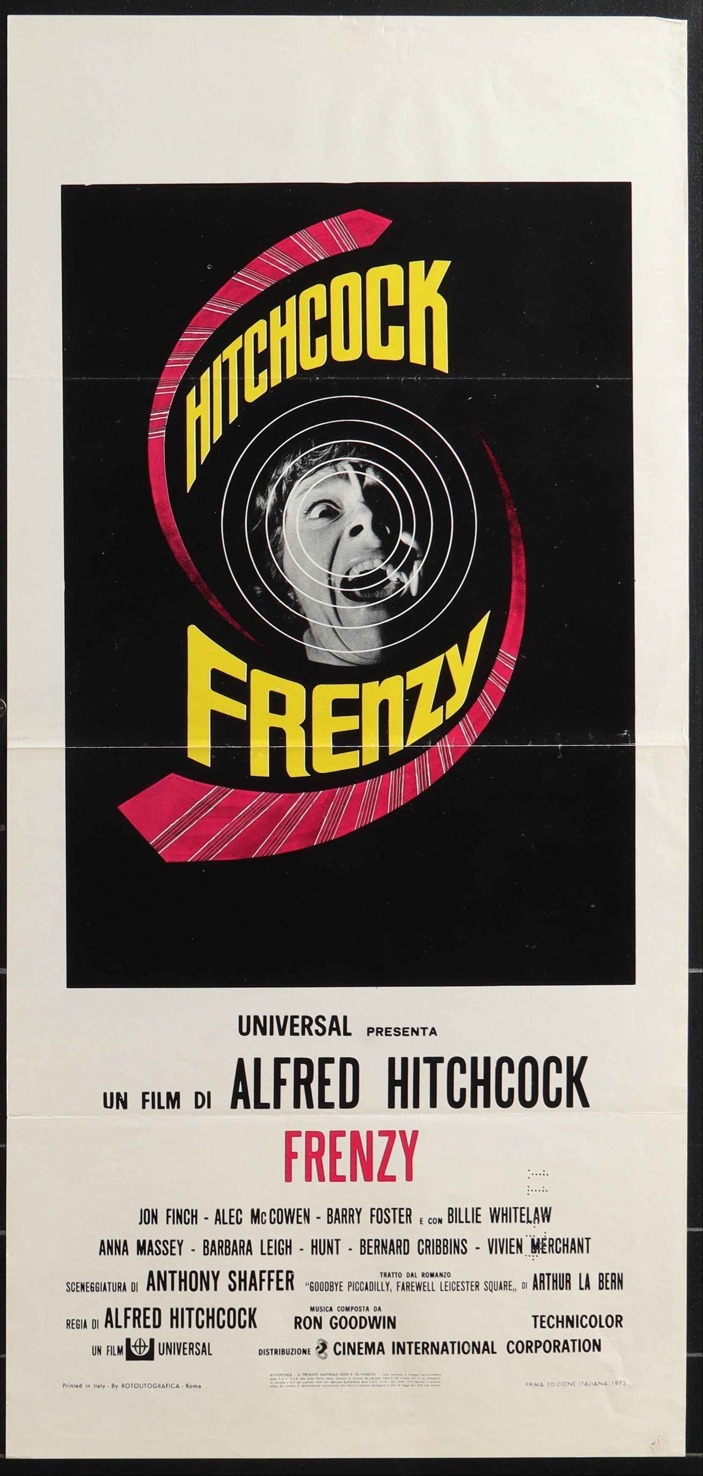 Frenzy (1972) Original Italian Locandina Movie Poster
