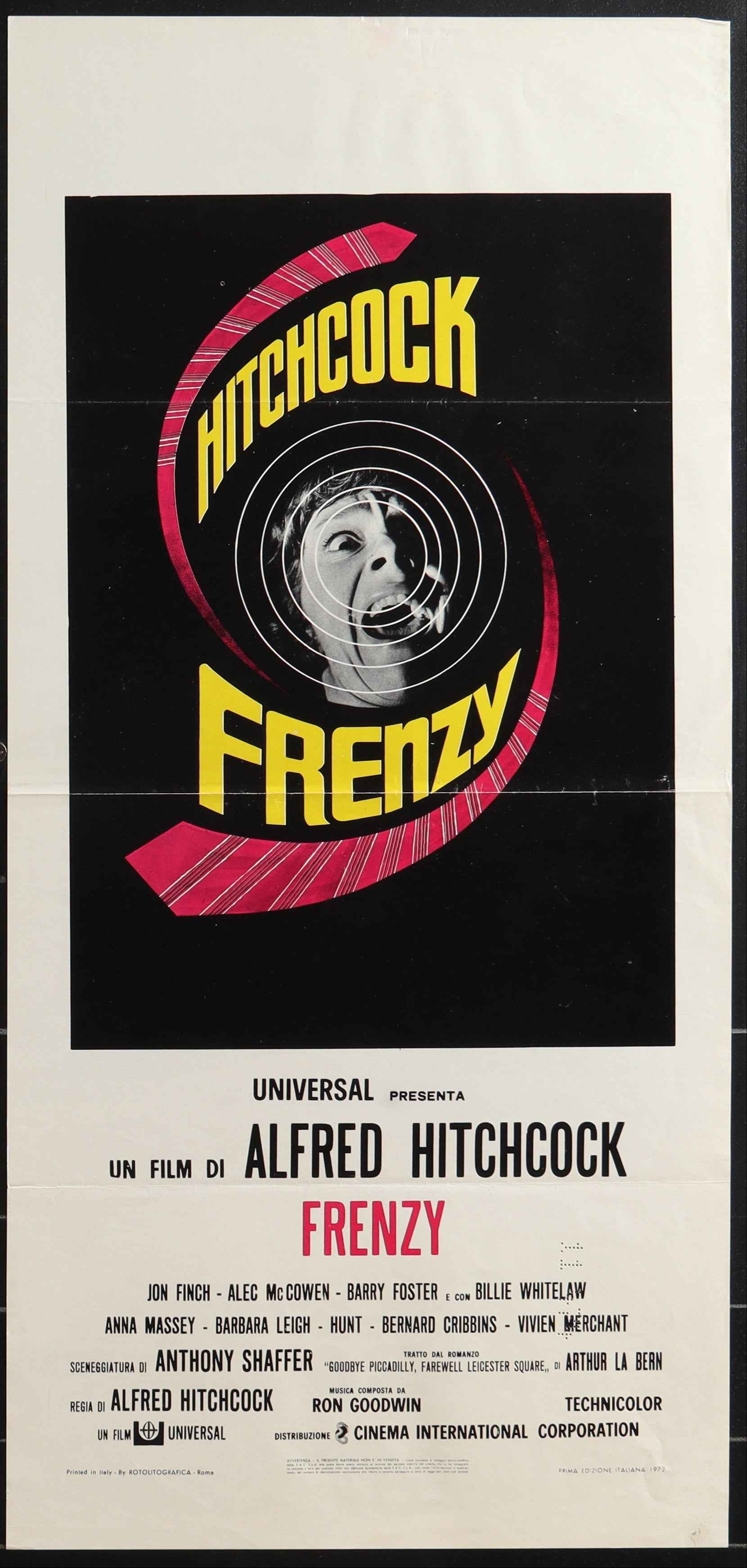 Frenzy (1972) Original Italian Locandina Movie Poster