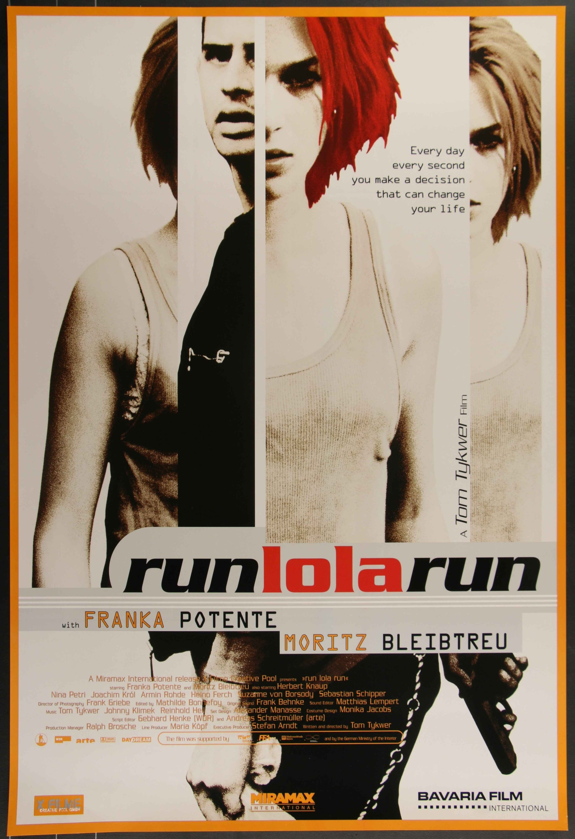 Run Lola Run (1999) Original US One Sheet Movie Poster