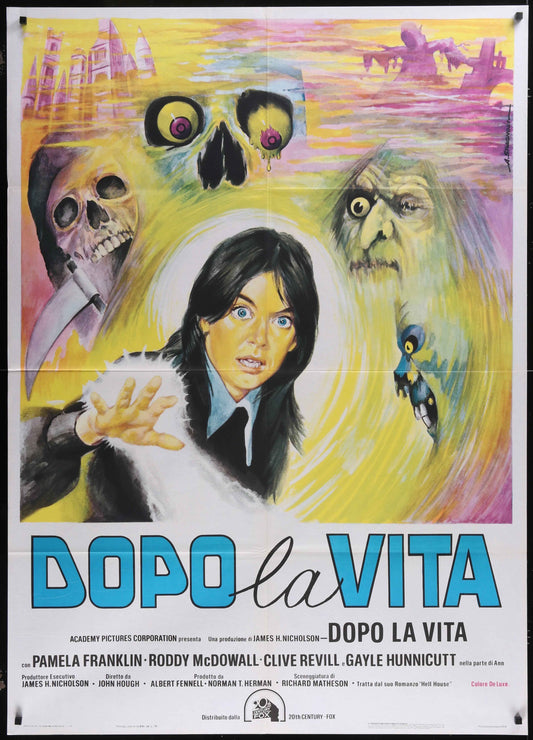 The Legend Of Hell House (1974) Original Italian One Panel Movie Poster