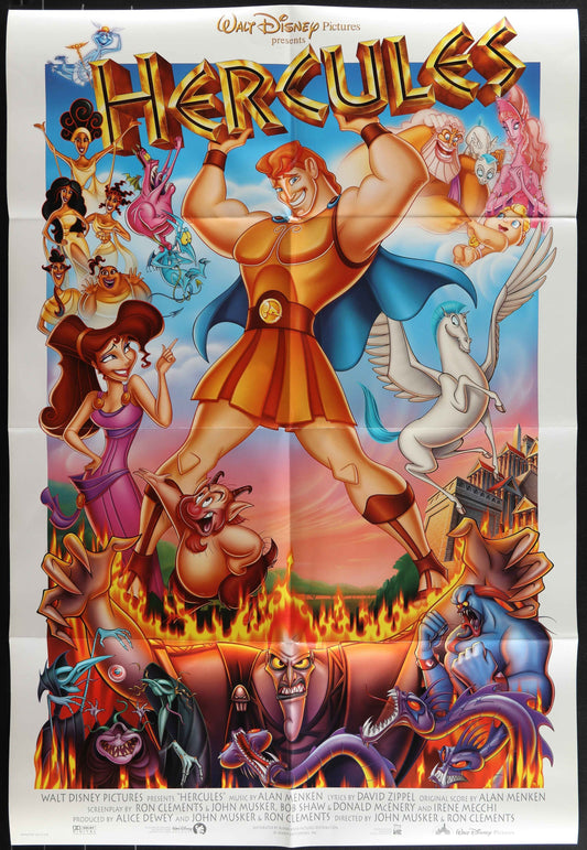 Hercules (1997) Original US One Sheet Movie Poster