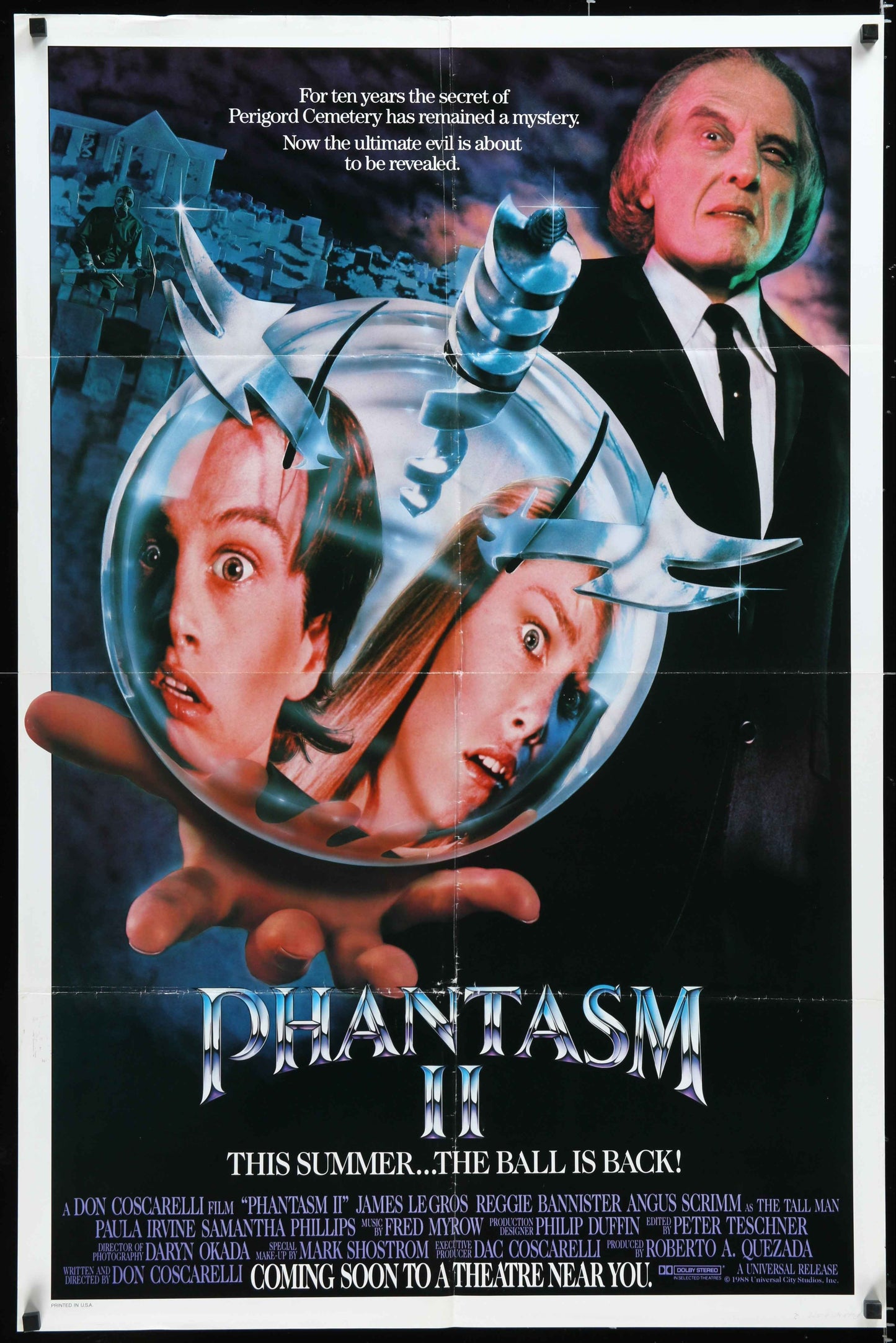 Phantasm II (1988) Original US One Sheet Movie Poster