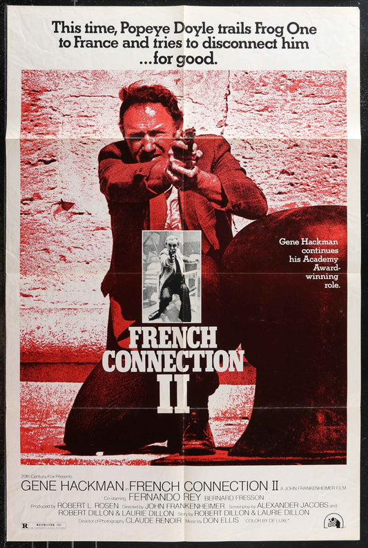 French Connection II (1975) Original US One Sheet Movie Poster