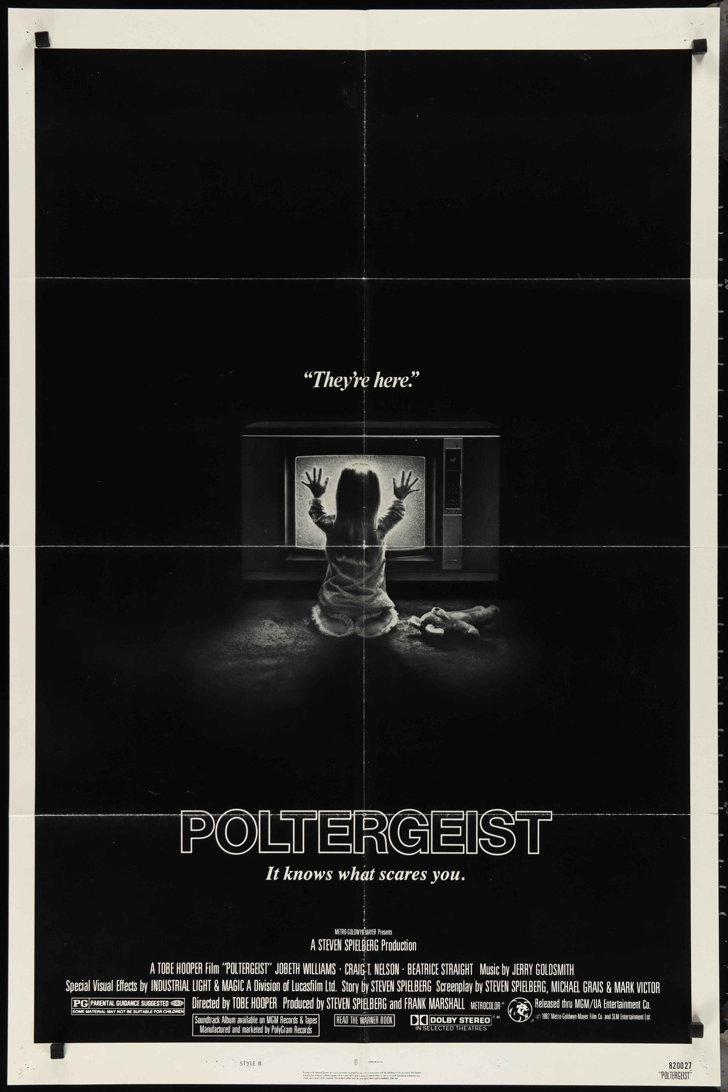 Poltergeist (1982) Original US One Sheet Movie Poster