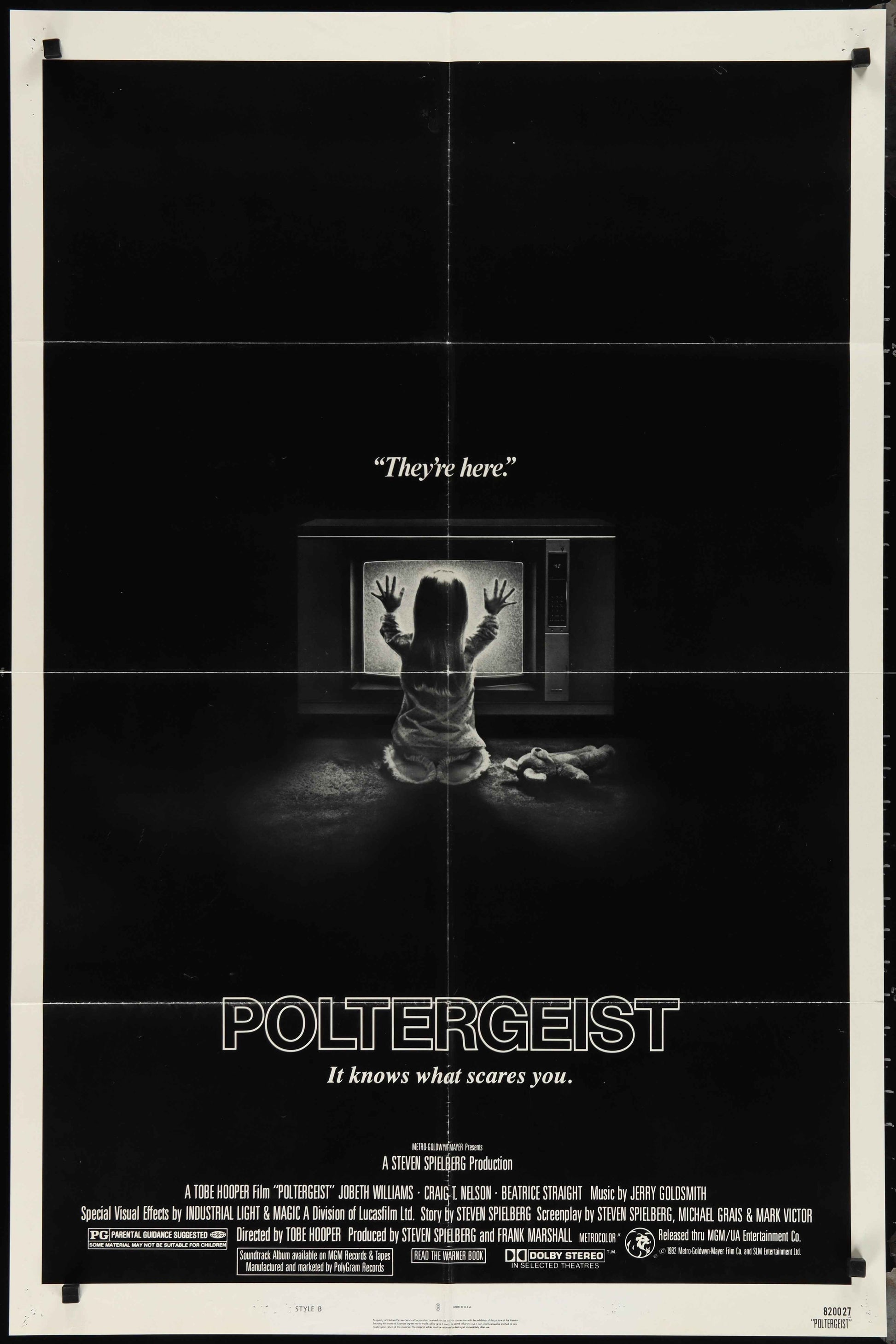 Poltergeist (1982) Original US One Sheet Movie Poster