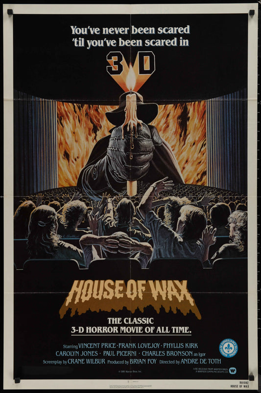 House Of Wax (1981 RR) Original US One Sheet Movie Poster