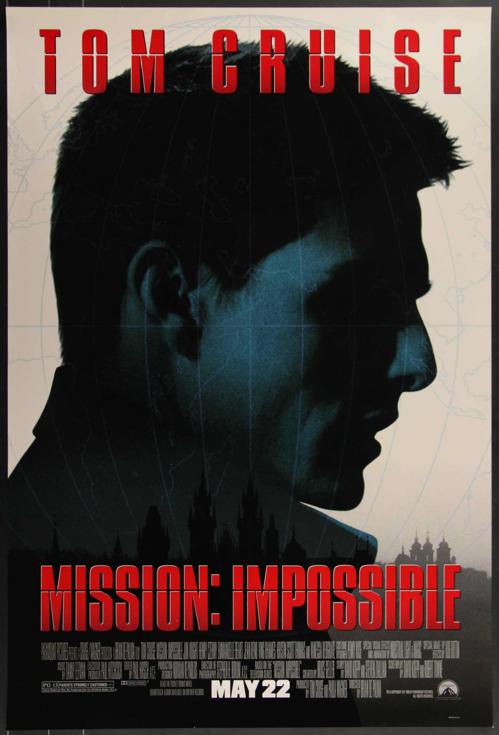 Mission Impossible (1996) Original US One Sheet Movie Poster