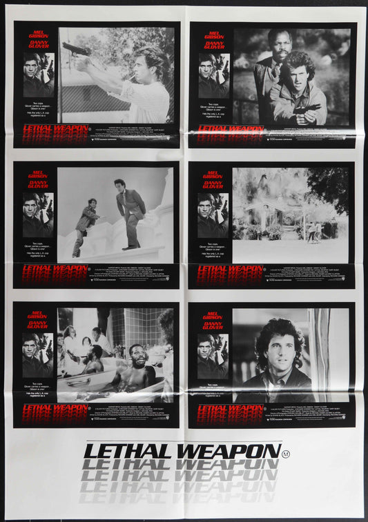 Lethal Weapon (1987) Original Australian Lobby Card Movie Poster