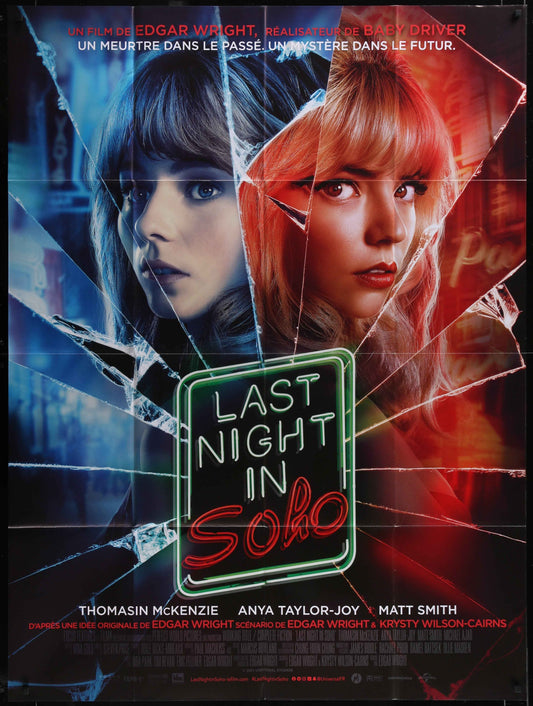 Last Night In Soho (2021) Original French One Panel Movie Poster