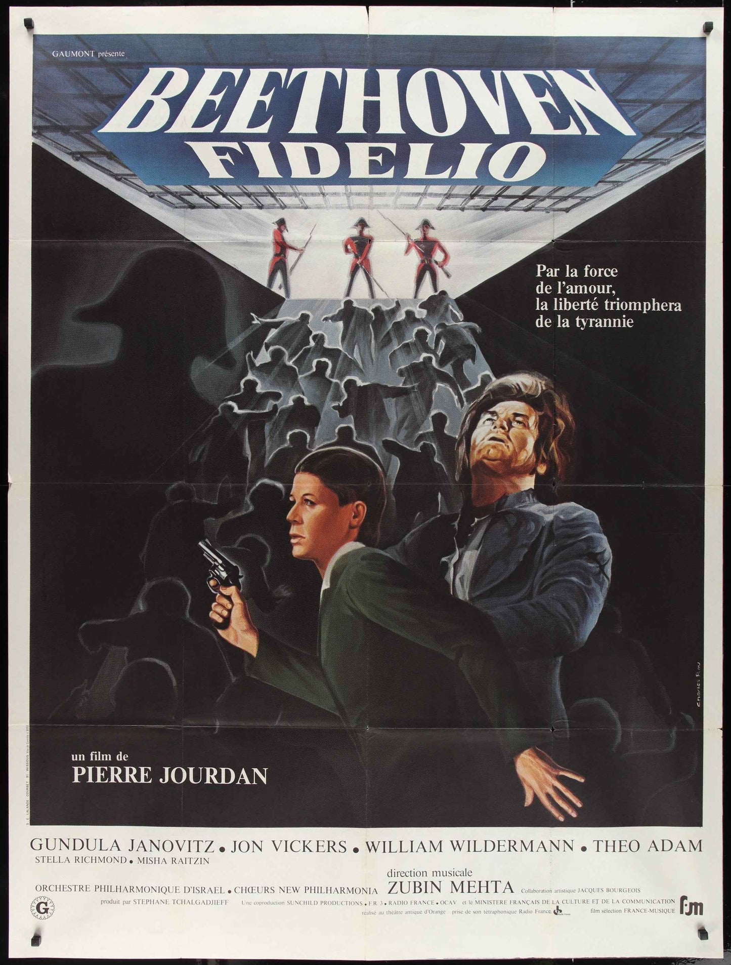 Beethoven Fidelio (1979) Original French Grande Movie Poster