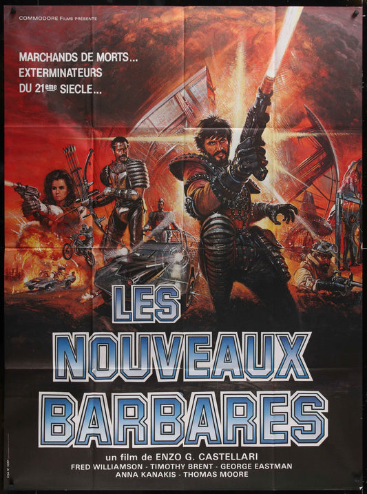 Warriors Of The Wasteland (1984) Original French One Panel Movie Poster