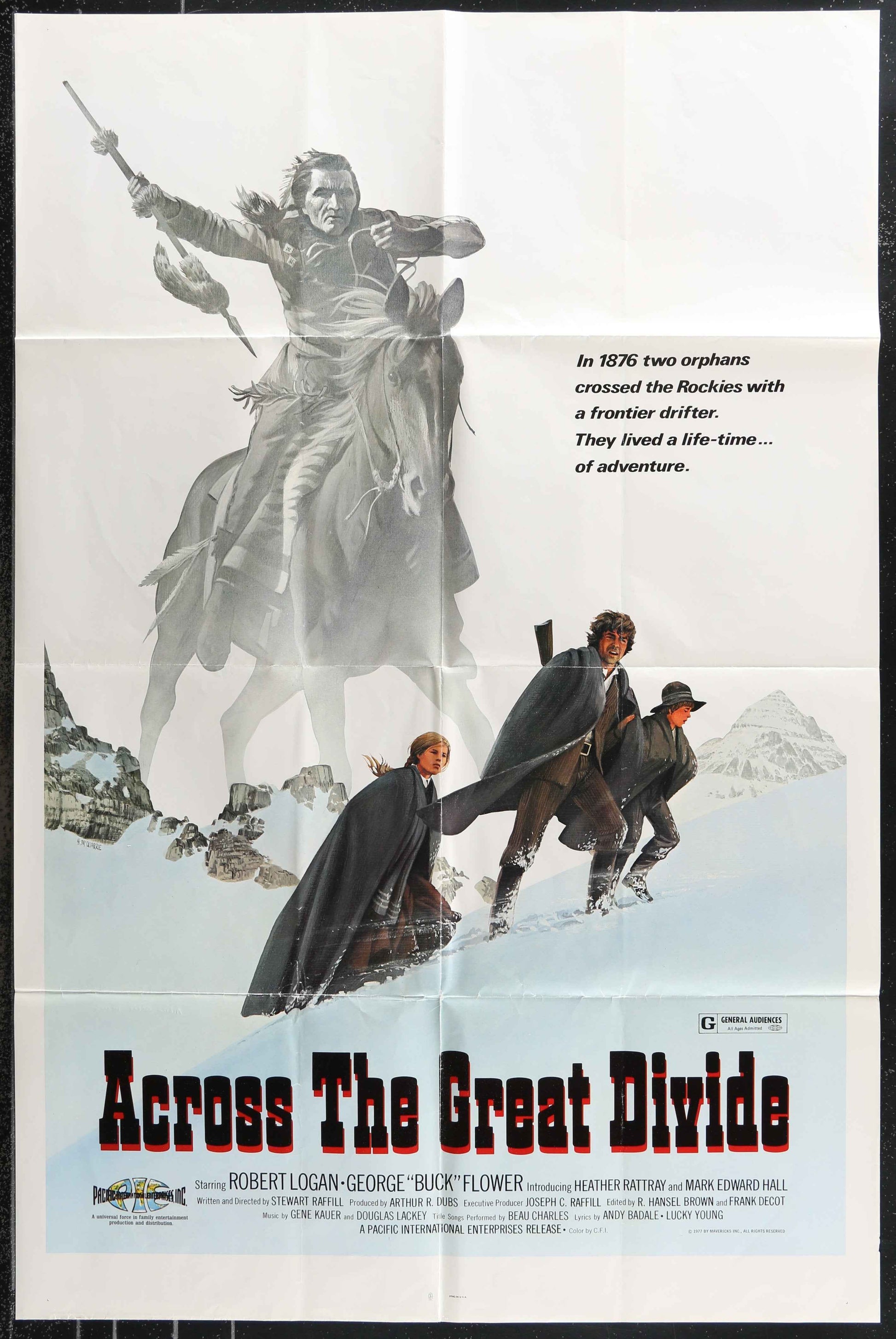 Across The Great Divide (1977) Original US One Sheet Movie Poster