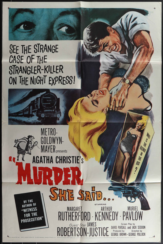 Murder She Said (1961) Original US One Sheet Movie Poster