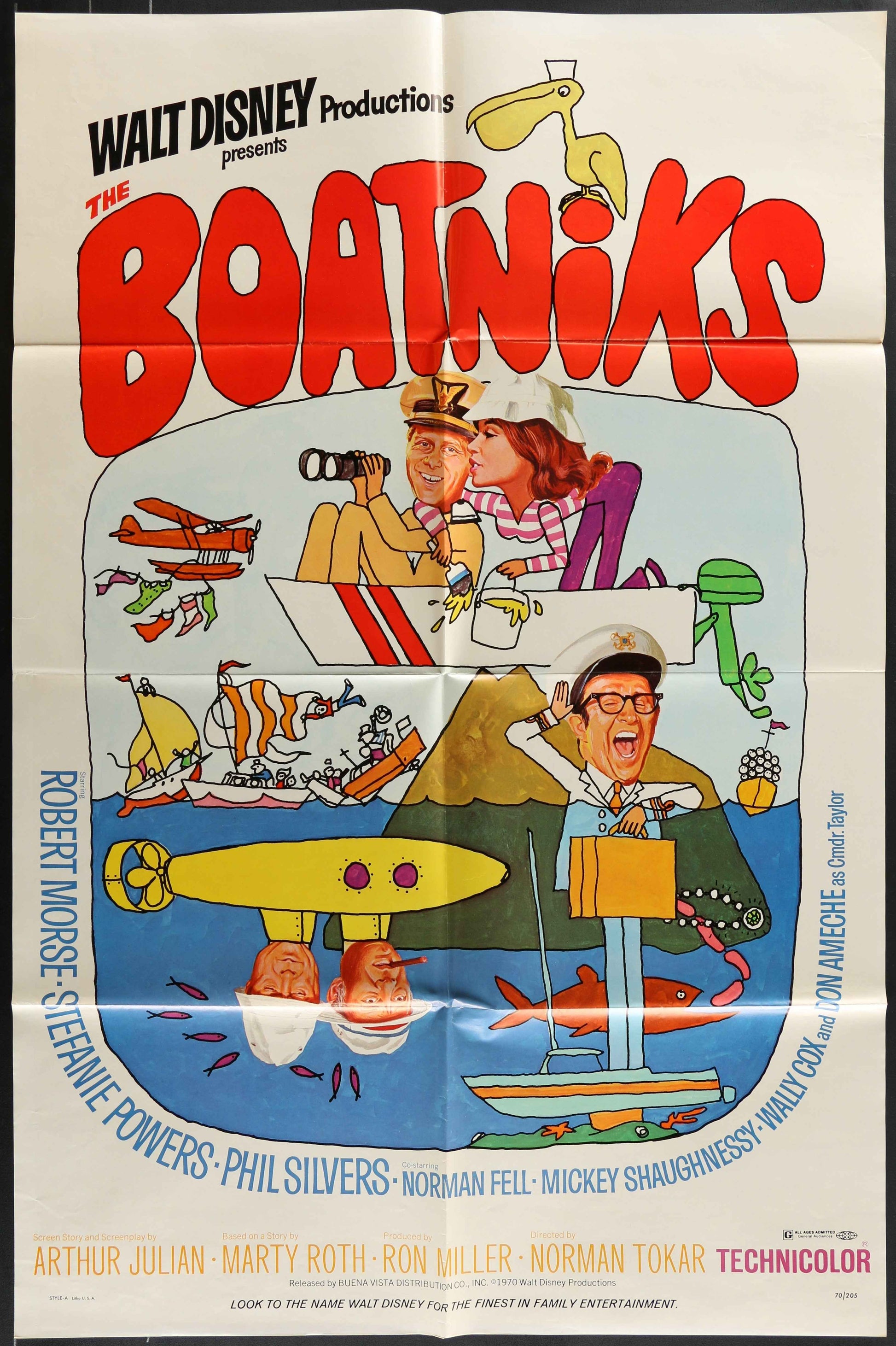 The Boatniks (1970) Original US One Sheet Movie Poster