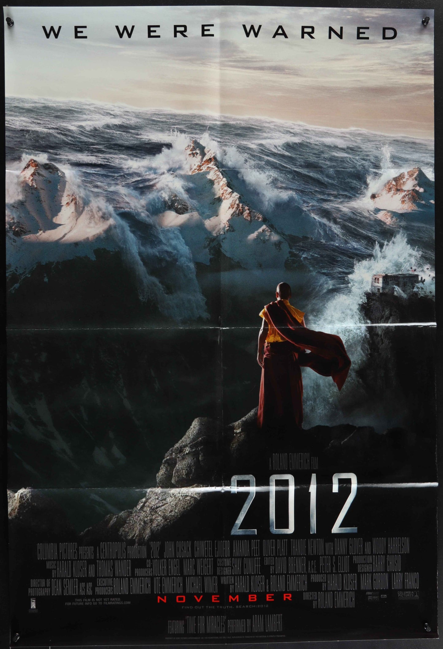 2012 (2009) Original US One Sheet Movie Poster