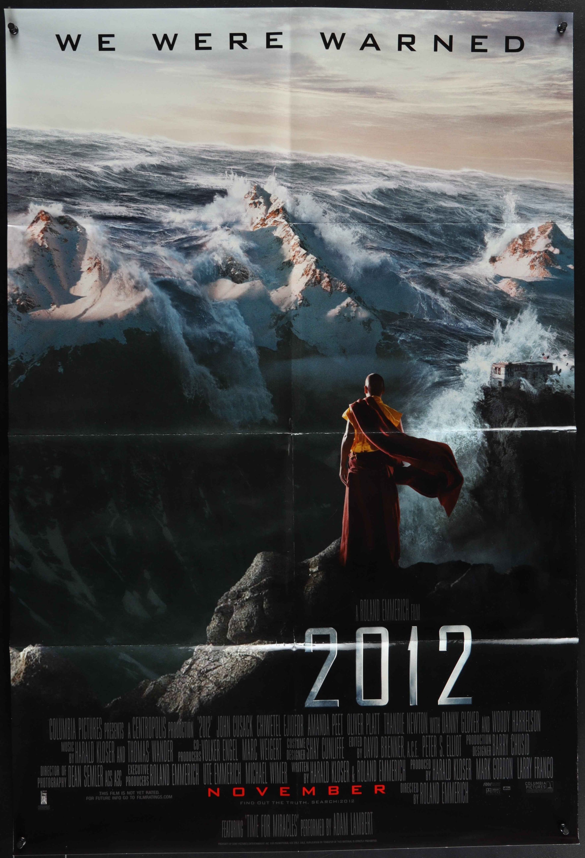 2012 (2009) Original US One Sheet Movie Poster