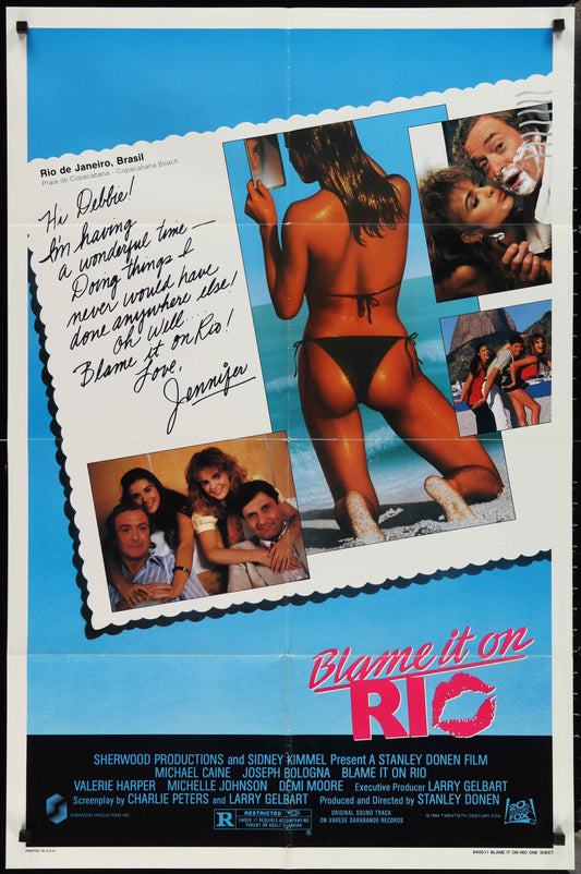 Blame It On Rio (1984) Original US One Sheet Movie Poster