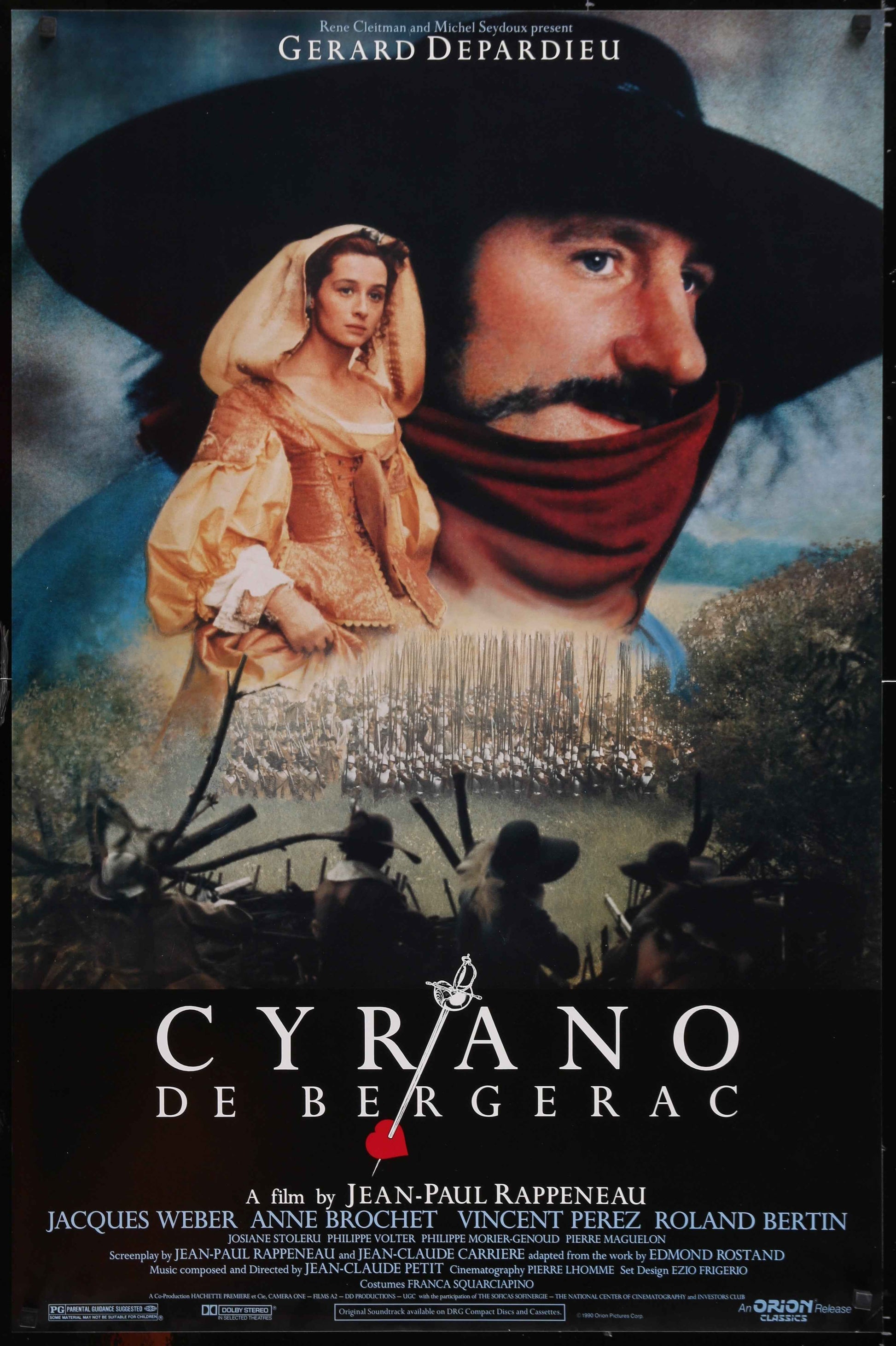 Cynaro De Bergerac (1990) Original US One Sheet Movie Poster