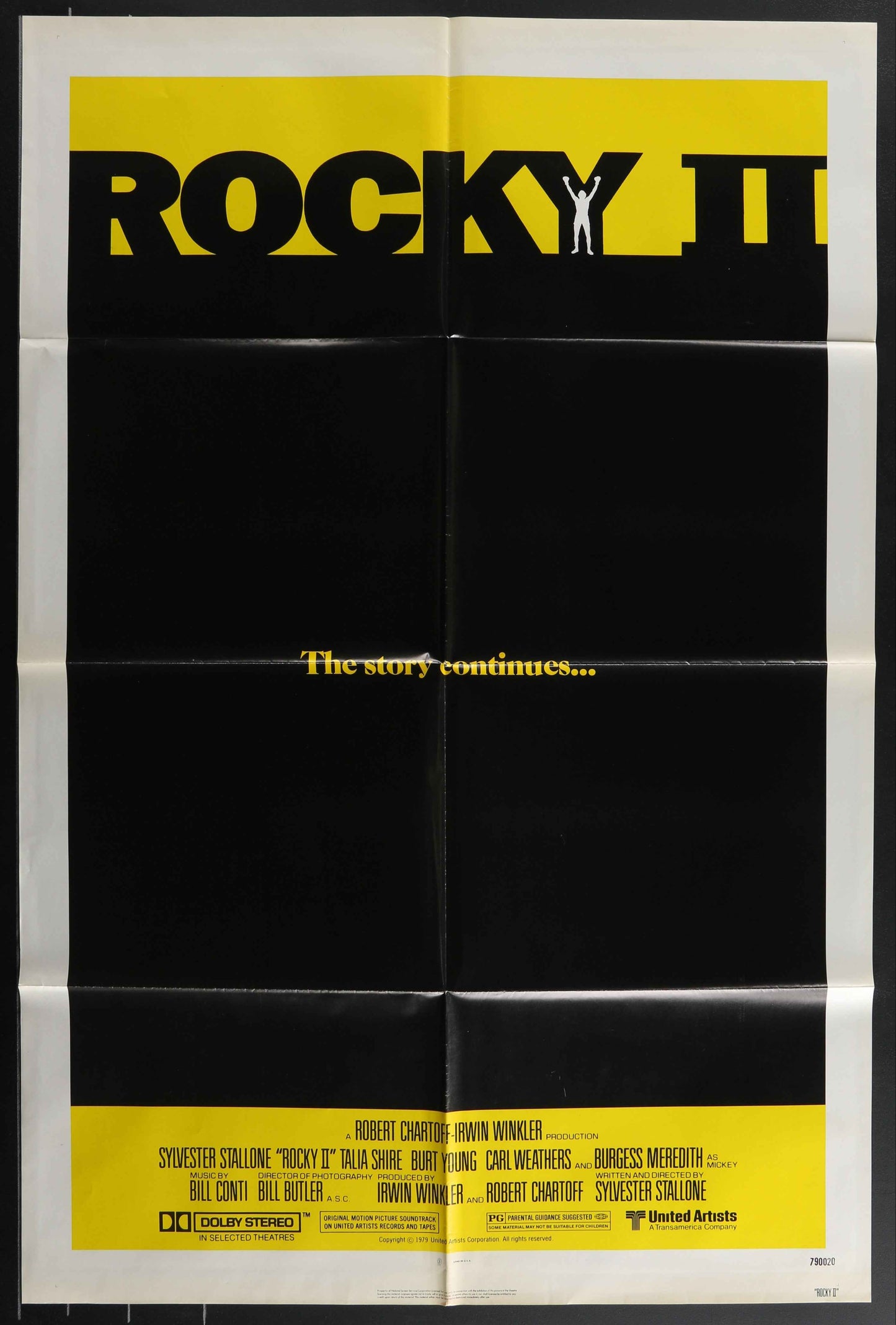Rocky II (1979) Original US One Sheet Movie Poster