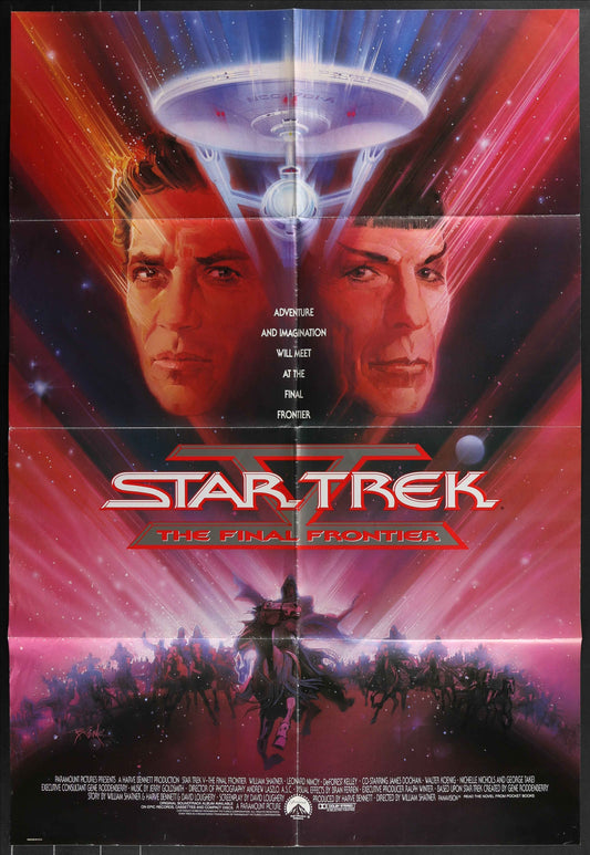 Star Trek V - The Final Frontier (1989) Original US One Sheet Movie Poster
