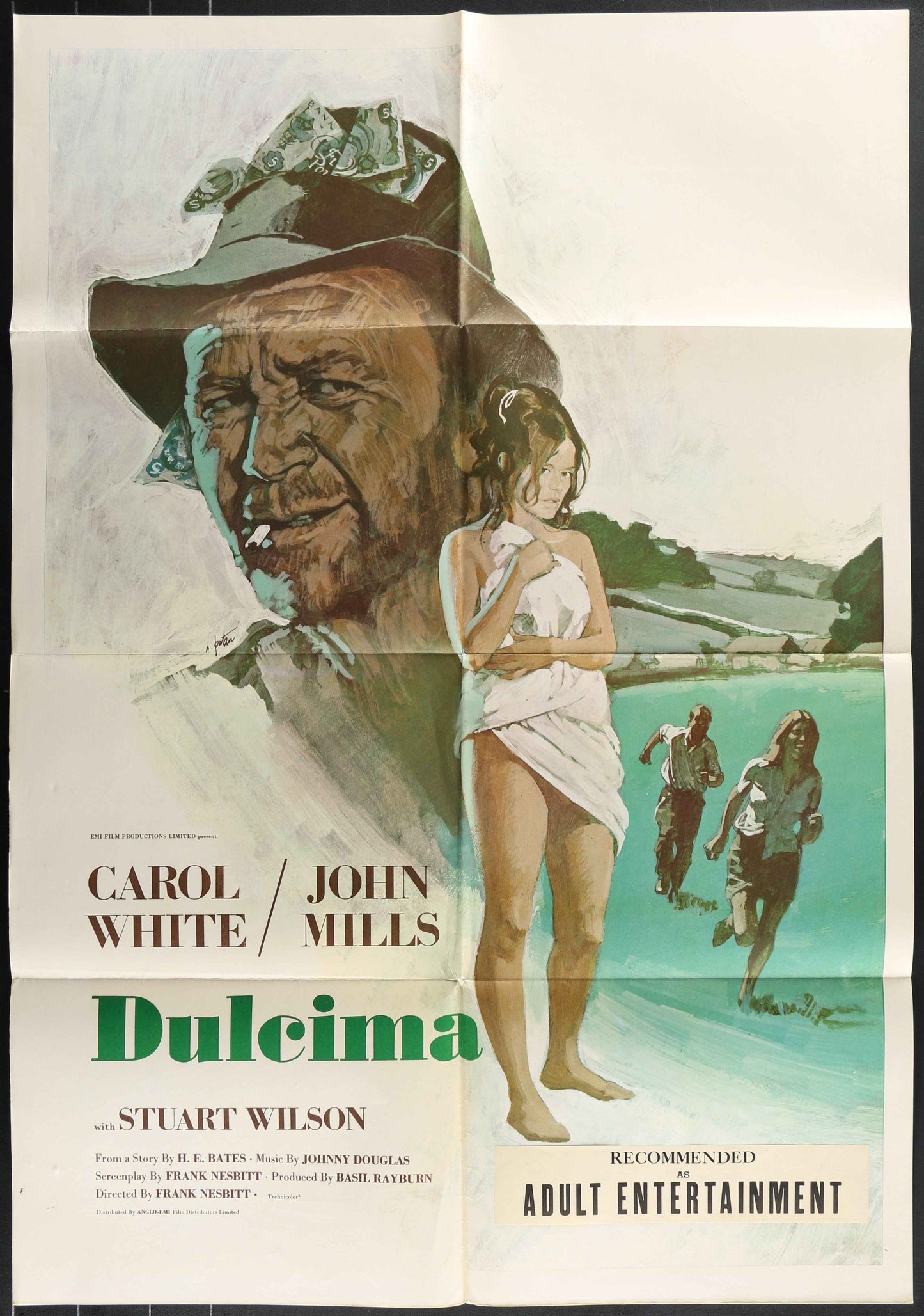Dulcima (1971) Original UK One Sheet Movie Poster