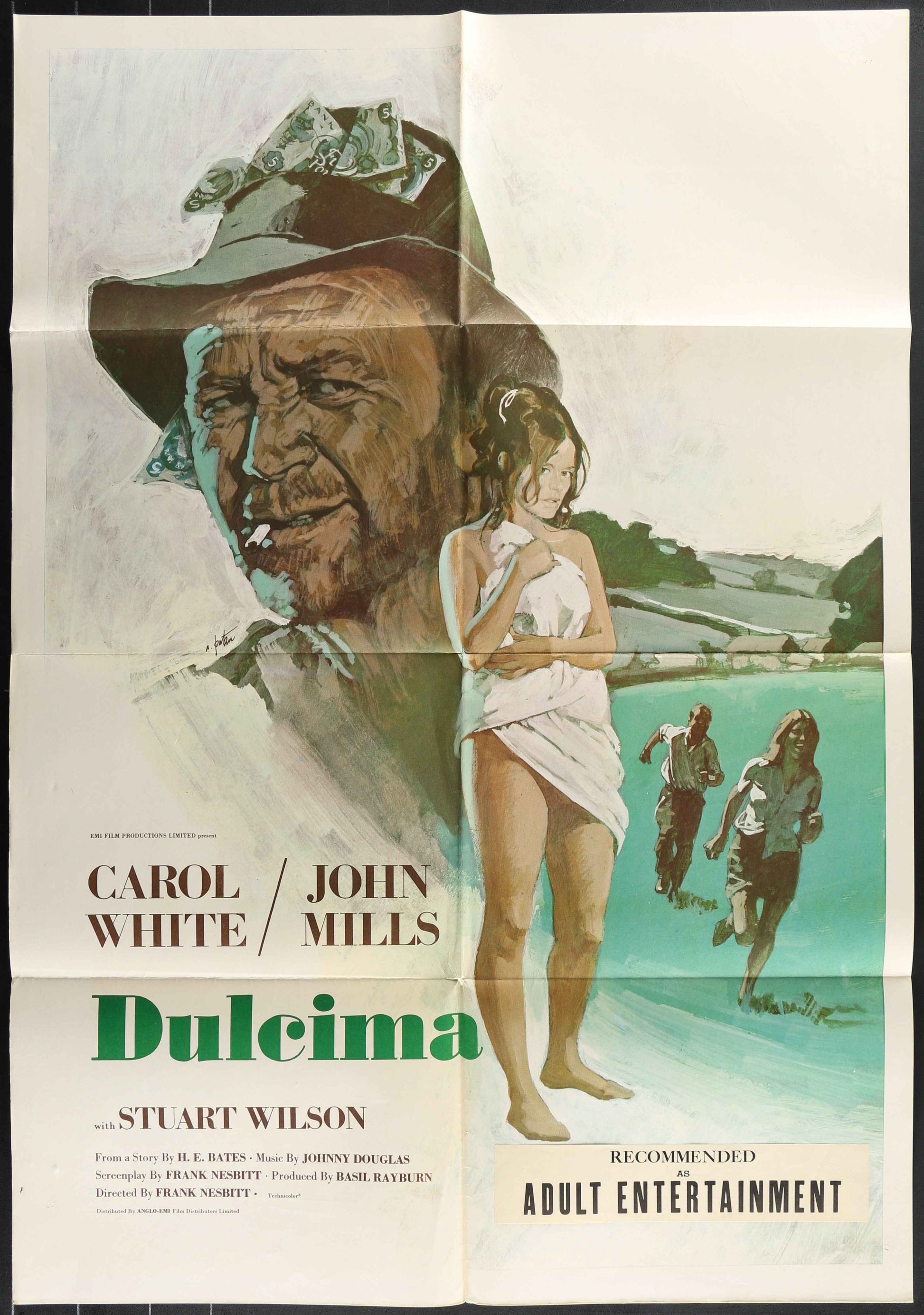 Dulcima (1971) Original UK One Sheet Movie Poster