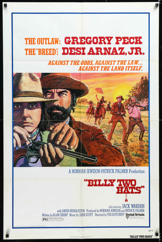 Billy Two Hats (1974) Original US One Sheet Movie Poster